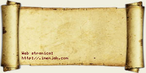 Jovana Milinković vizit kartica